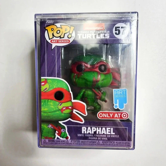 Set of 3 TMNT Funko Pop Art Series Target Exclusive 56 57 58 Ninja Turtles NEW - Picture 5 of 6